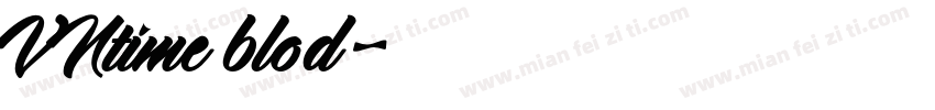 VNtime blod字体转换
